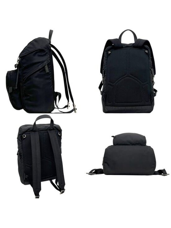 Prada Backpack Black Nero Tessuto Nylon 165 Lightweight main image 9